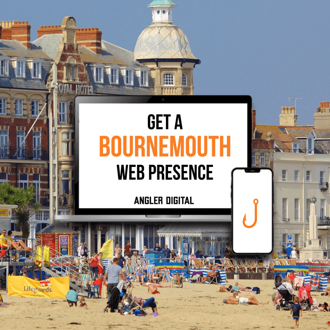 Web design mockup for Bournemouth