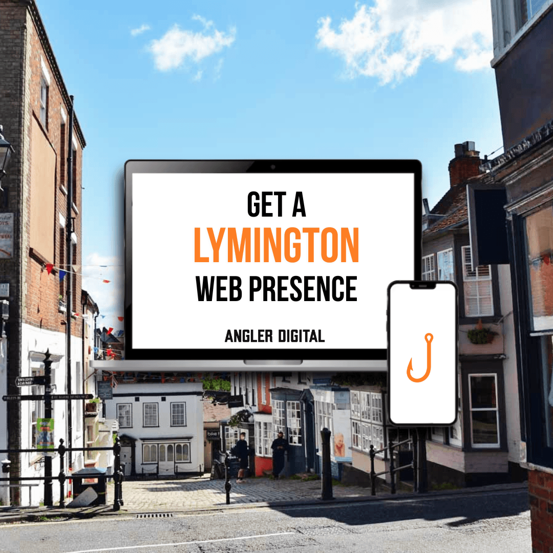 Web design mockup for Lymington